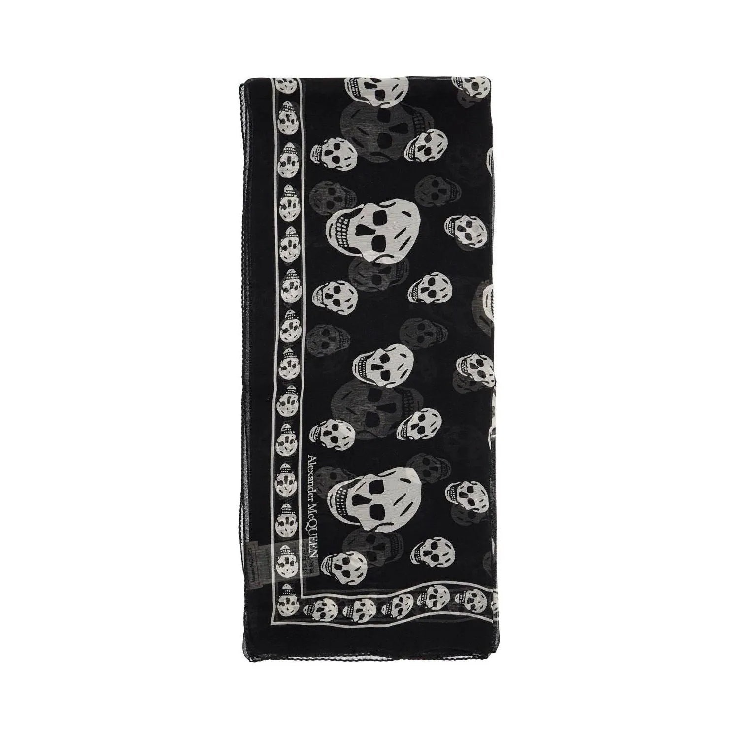 Alexander Mcqueen silk skull scarf