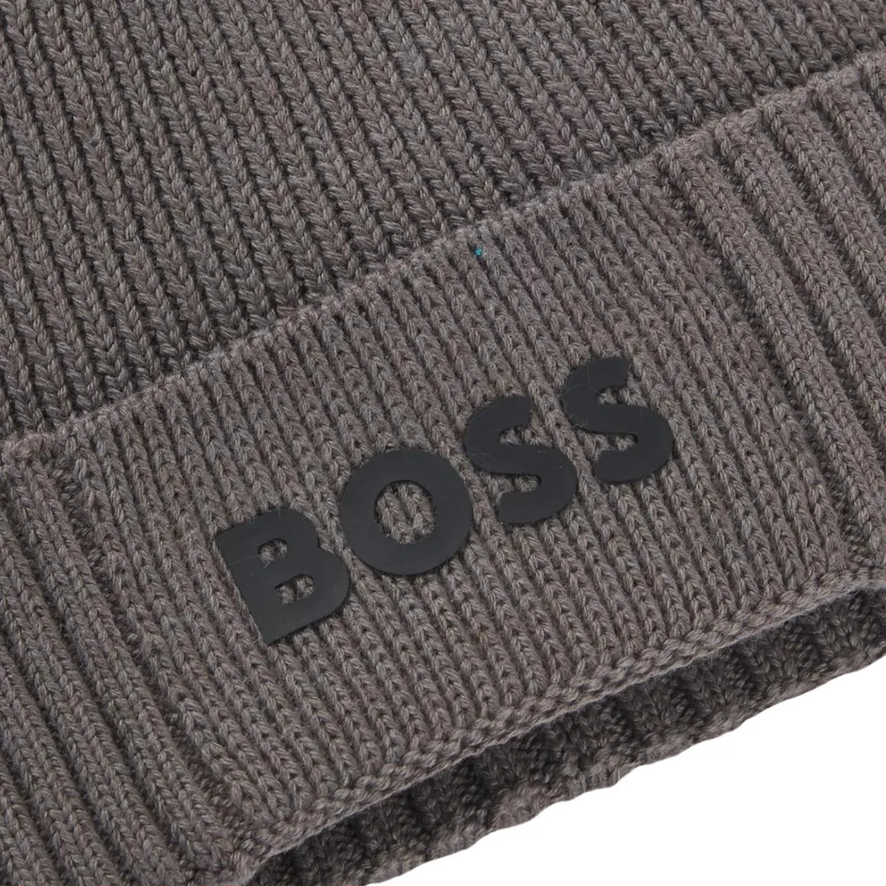 BOSS Contrast Logo Grey Asic Beanie