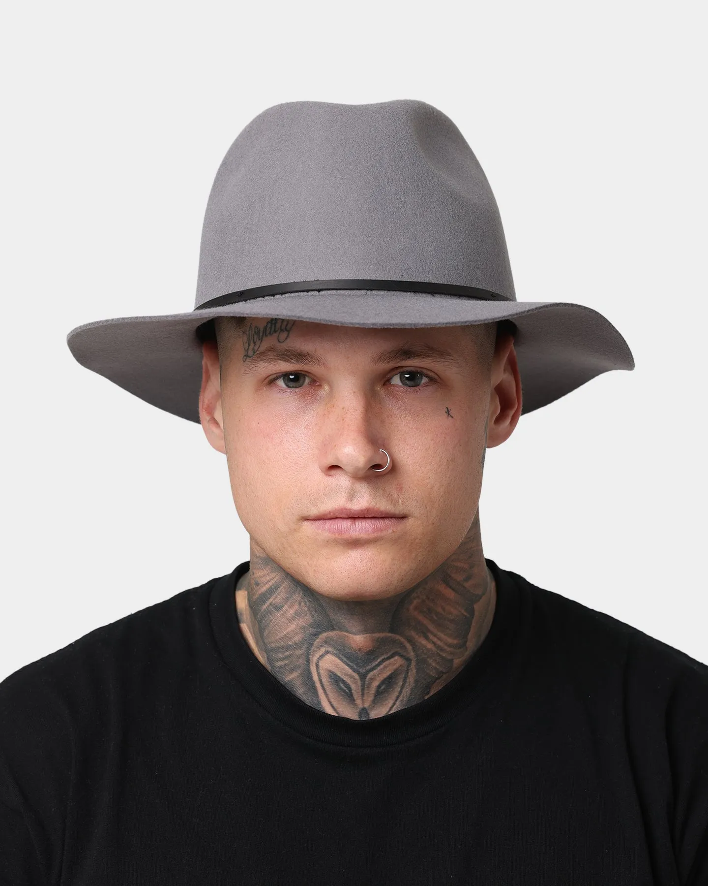 Brixton Wesley Fedora Grey