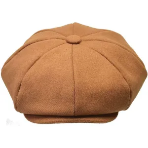 Bruno Capelo ME-903 Camel Melton Newsboy Cap