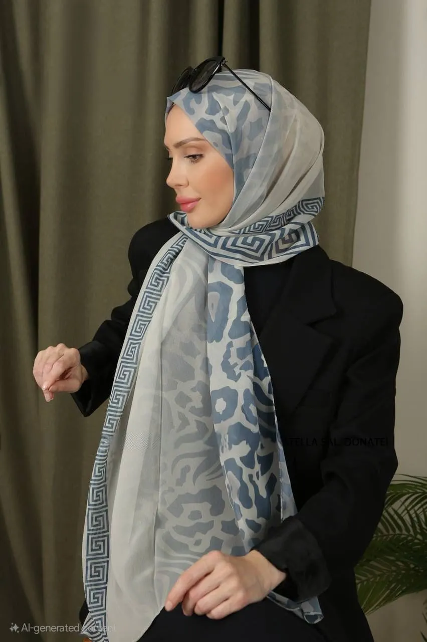 Camo Print Turkish Hijab