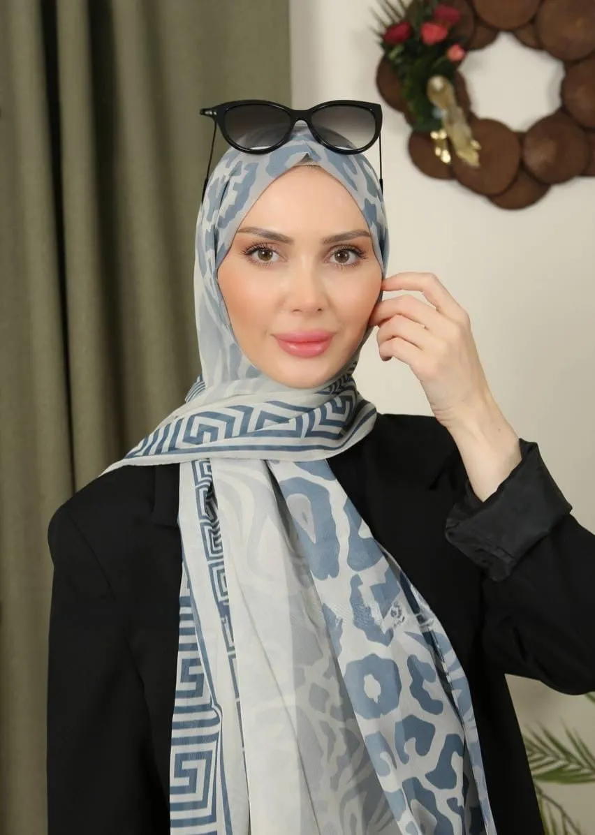 Camo Print Turkish Hijab