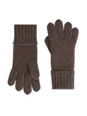 Cashmere-blend gloves