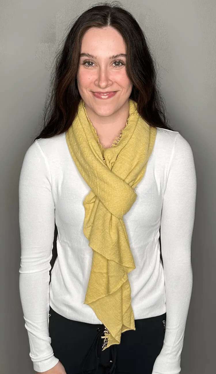 Cashmere Love Scarf - Lemon Drop