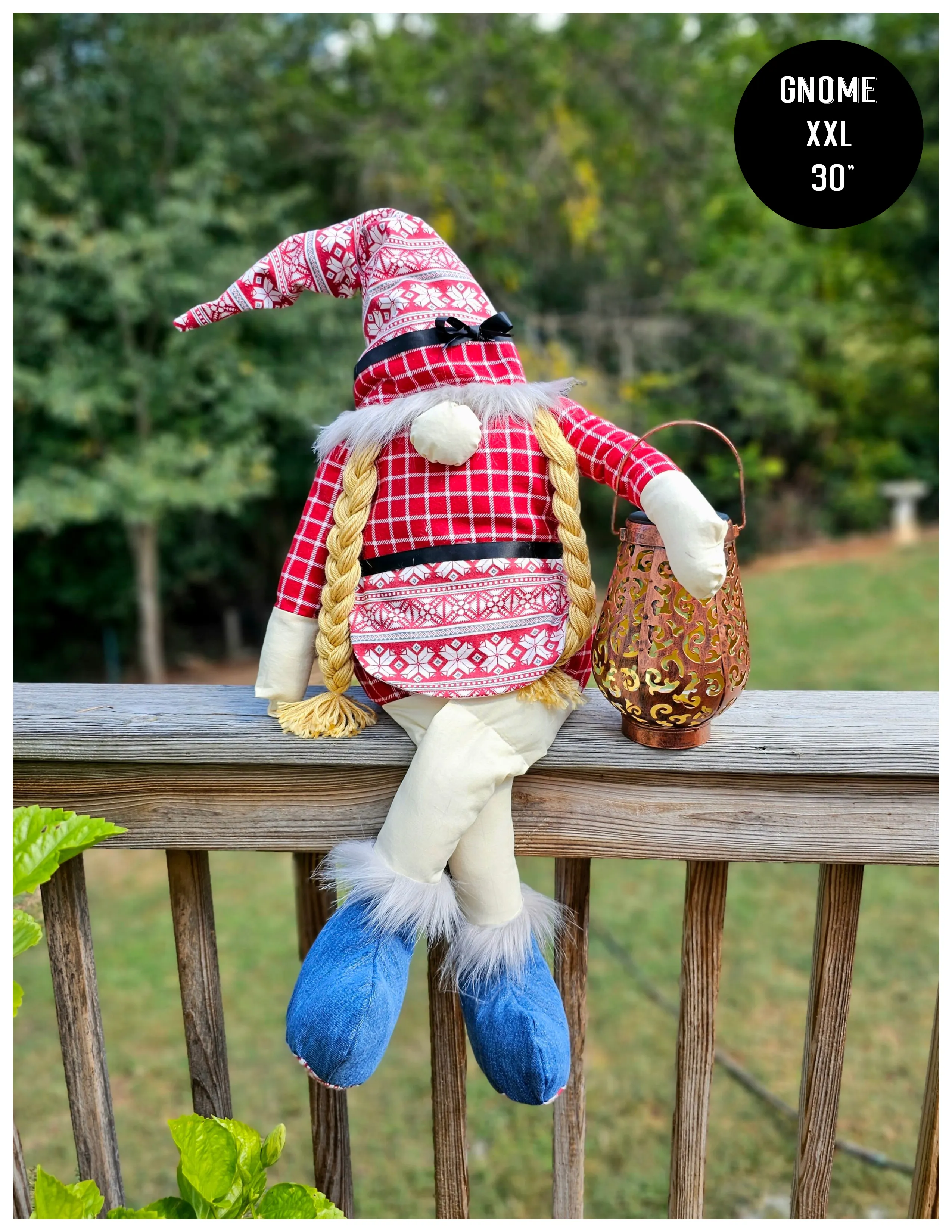 Charming Plush Gnome Sewing Pattern