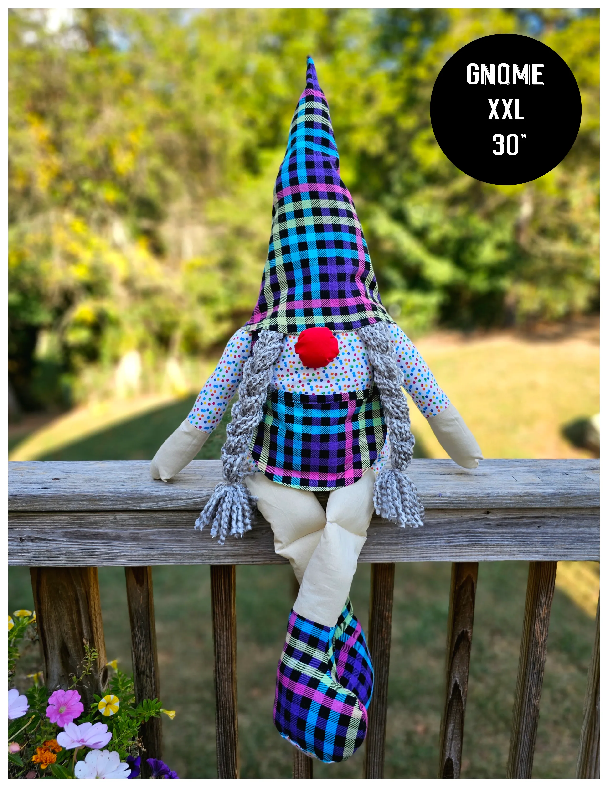 Charming Plush Gnome Sewing Pattern