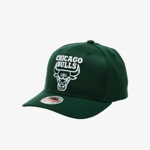 Chicago Bulls Clear Field Panel Snapback - Dark Green