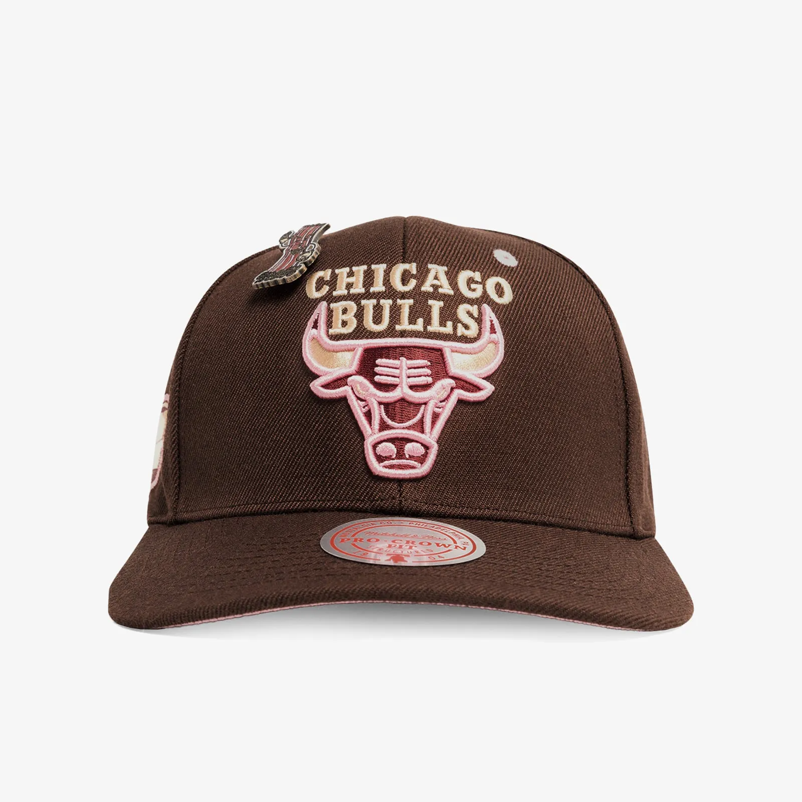 Chicago Bulls Sugar Bacon Pro Crown Snapback - Brown