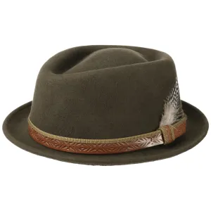 Classic Galveston Pork Pie Fedora Hat