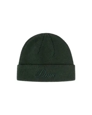 Cursive Wool Fold Beanie