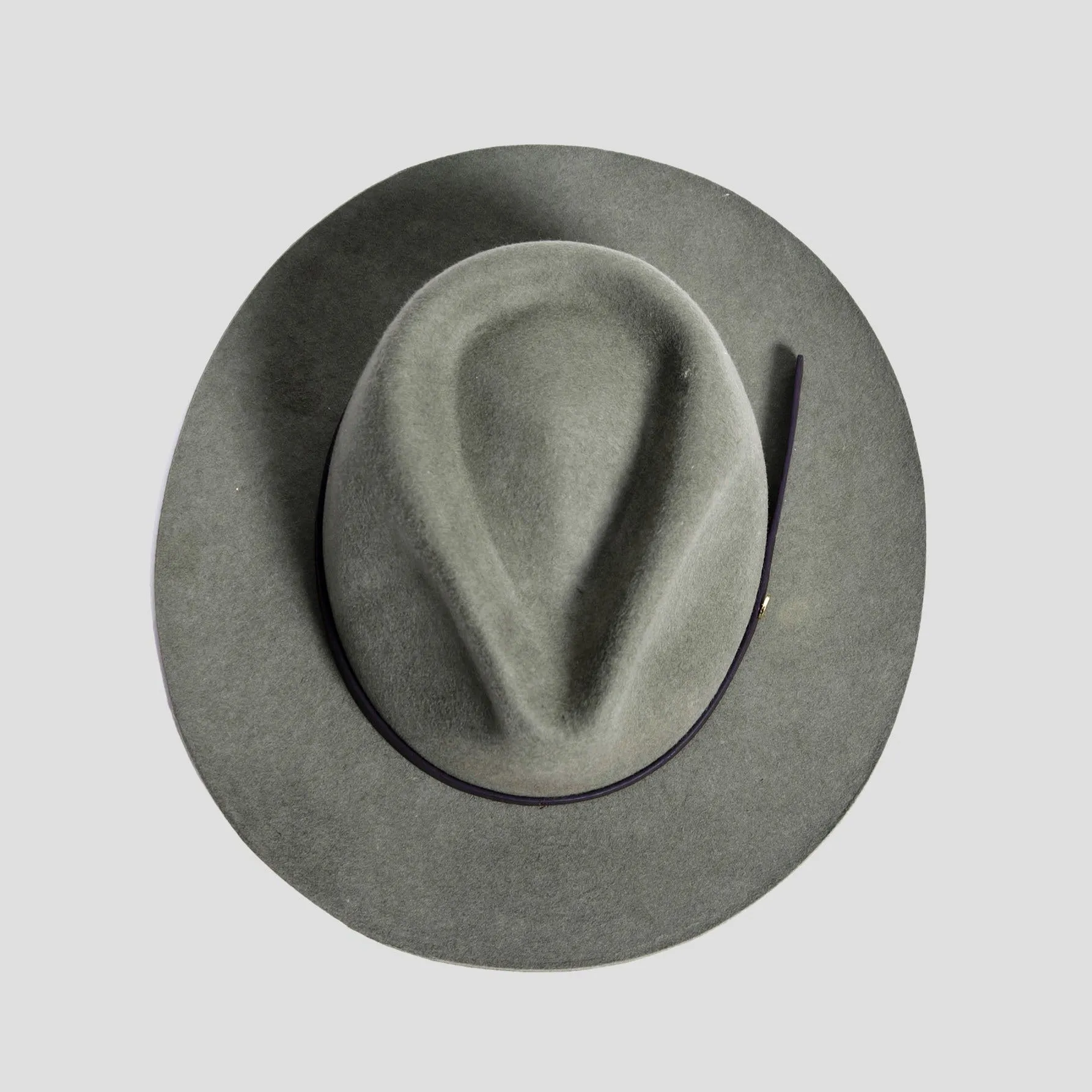 Dapper Men's Felt Fedora Hat – Dark Grey