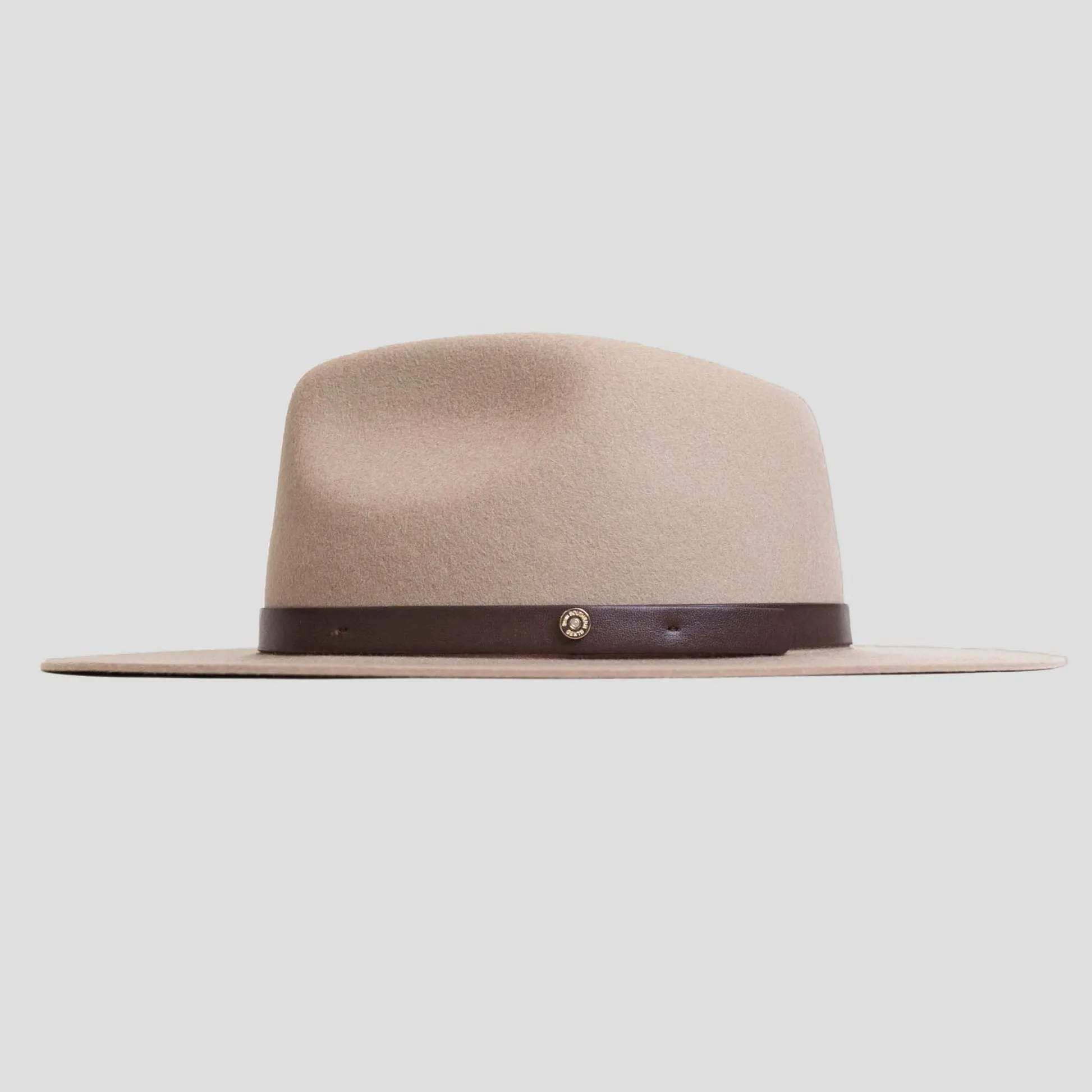 Dapper Men's Felt Fedora Hat – Dark Grey