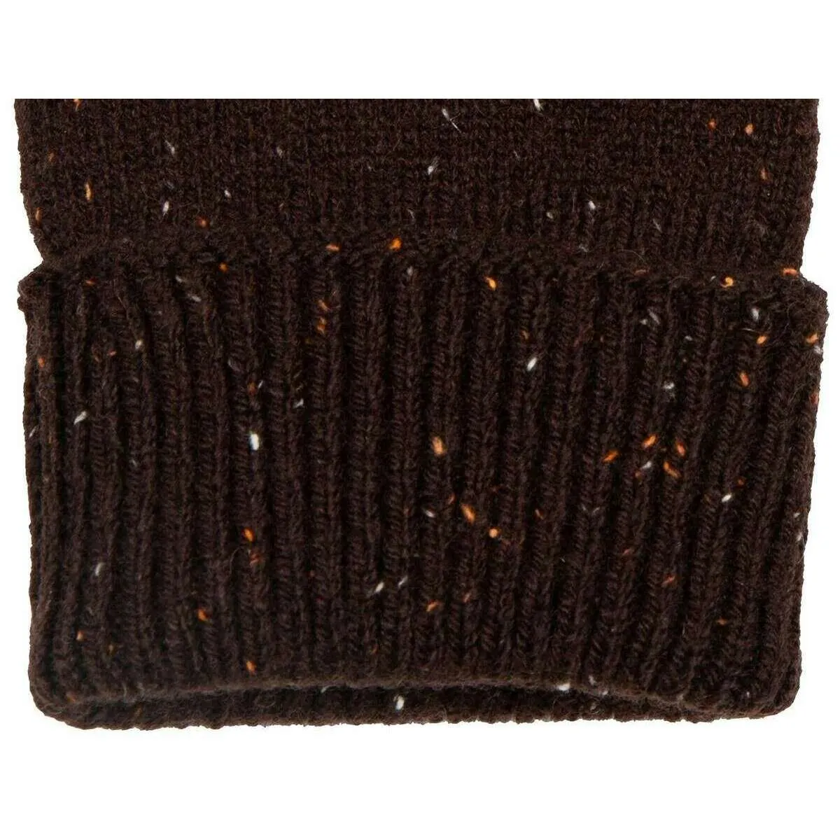 Dents Lymington Fingerless Knitted Gloves - Chocolate Brown