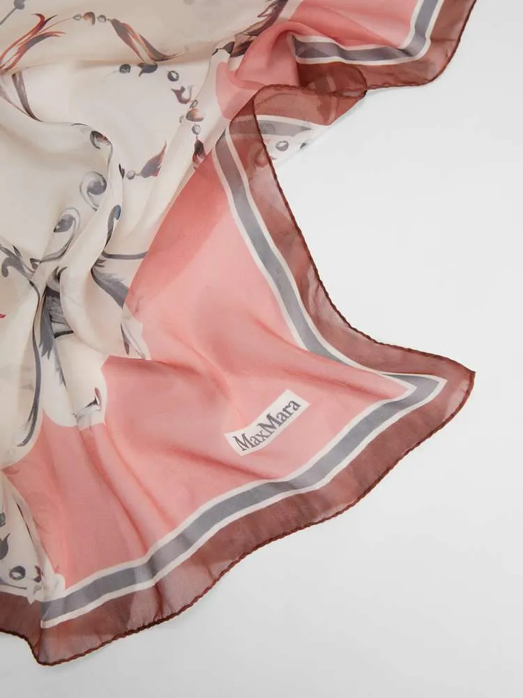 Dimma Printed Silk Neck Scarf