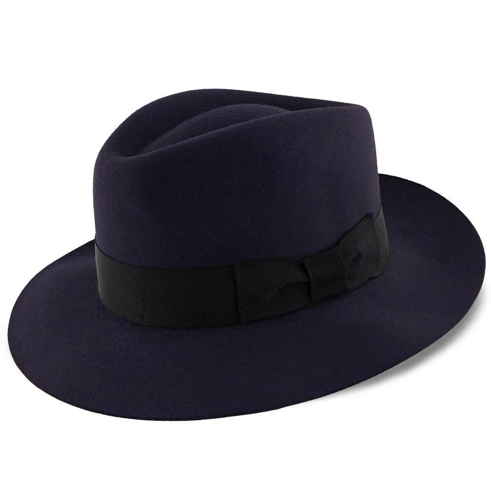 Egan - Dobbs Navy Fur Felt Fedora Hat