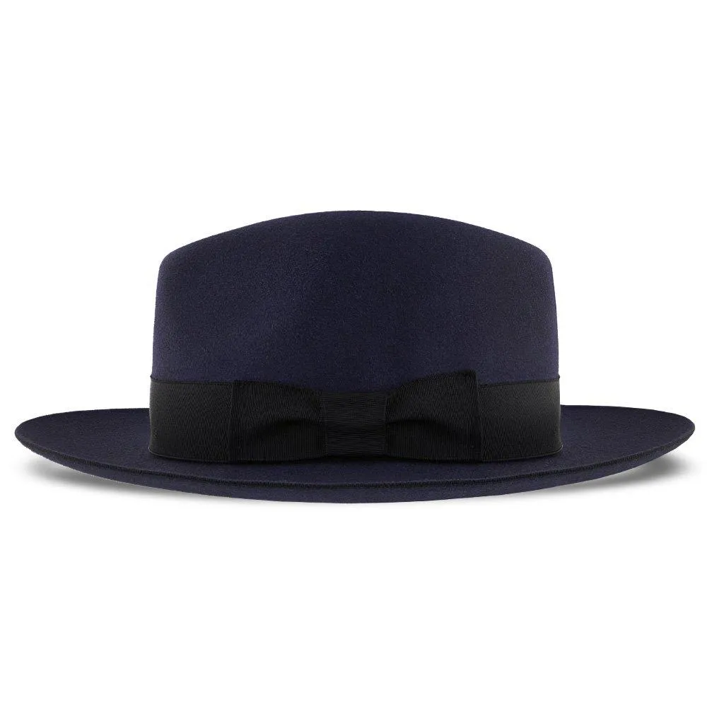 Egan - Dobbs Navy Fur Felt Fedora Hat