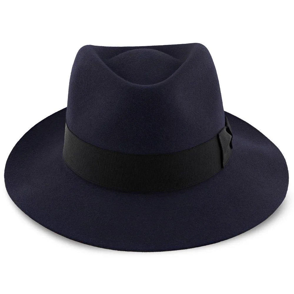 Egan - Dobbs Navy Fur Felt Fedora Hat