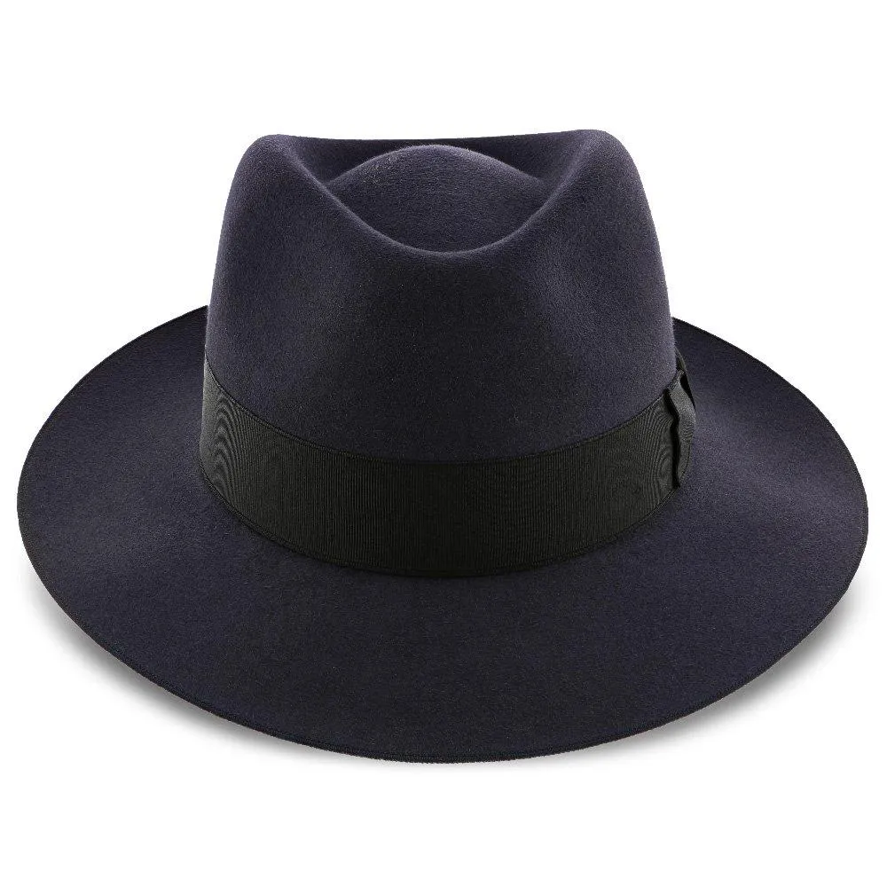 Egan - Dobbs Navy Fur Felt Fedora Hat