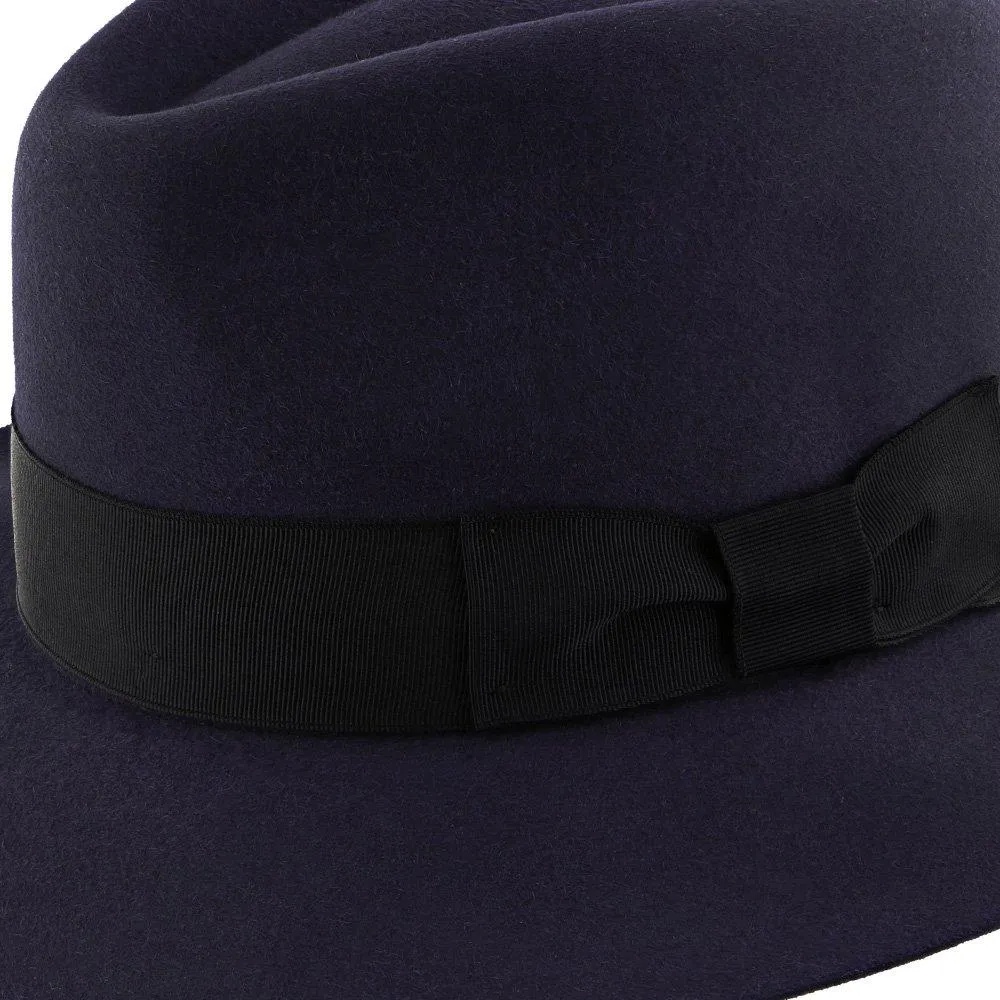 Egan - Dobbs Navy Fur Felt Fedora Hat