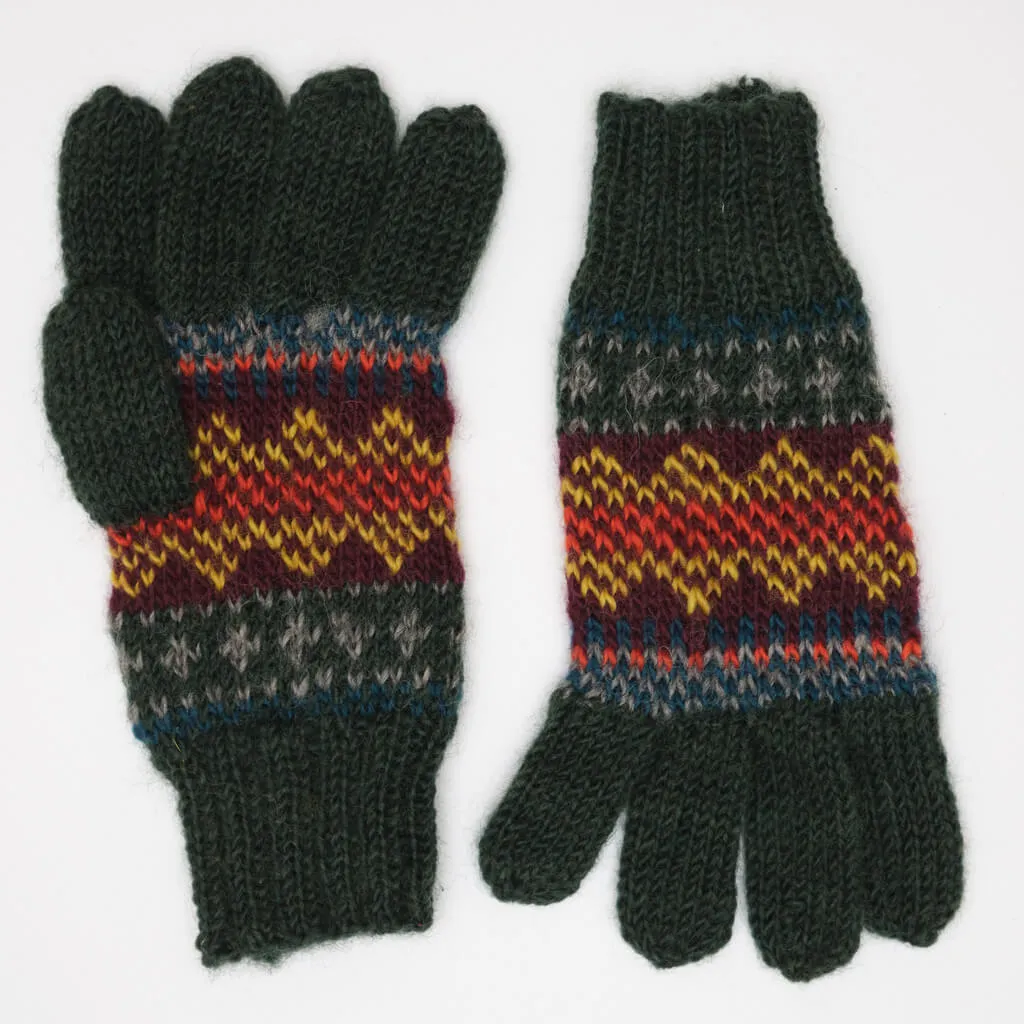 Eire Hand Knitted Full Gloves