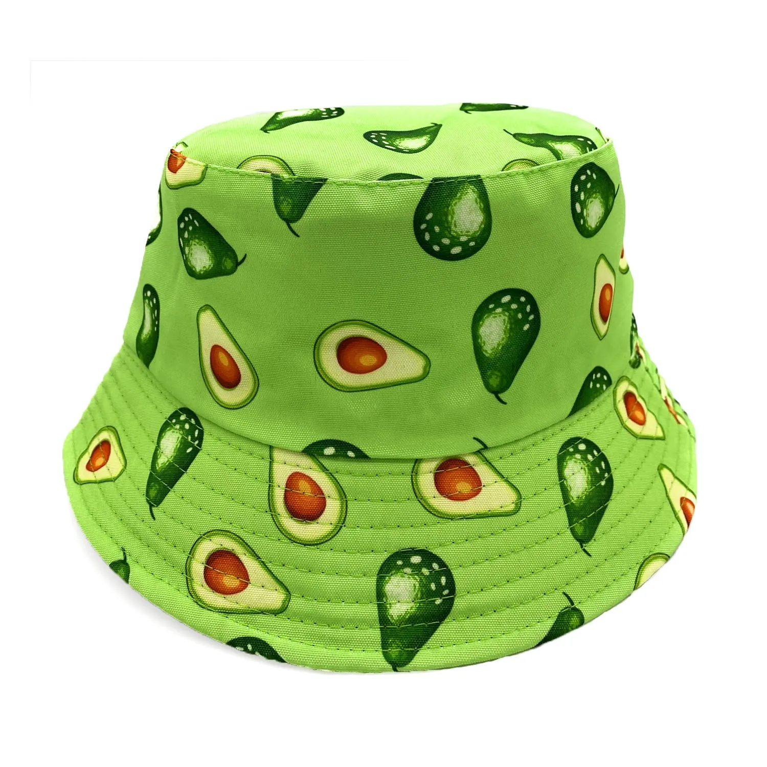 Empire Cove Fruit Designs Bucket Hat Reversible Fisherman Cap Women Men Summer