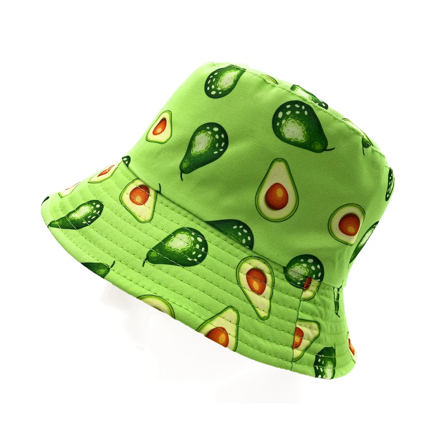 Empire Cove Fruit Designs Bucket Hat Reversible Fisherman Cap Women Men Summer