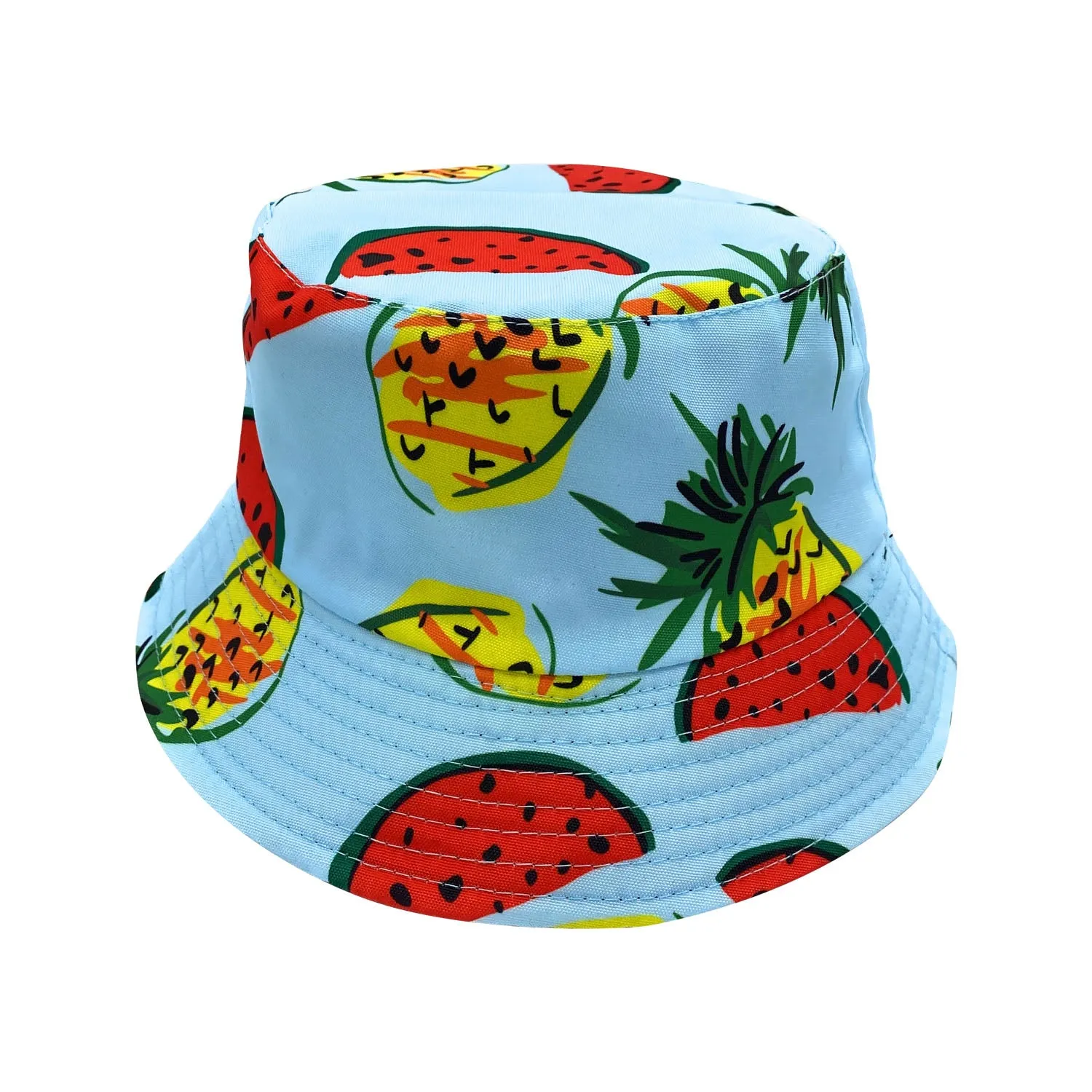 Empire Cove Fruit Designs Bucket Hat Reversible Fisherman Cap Women Men Summer