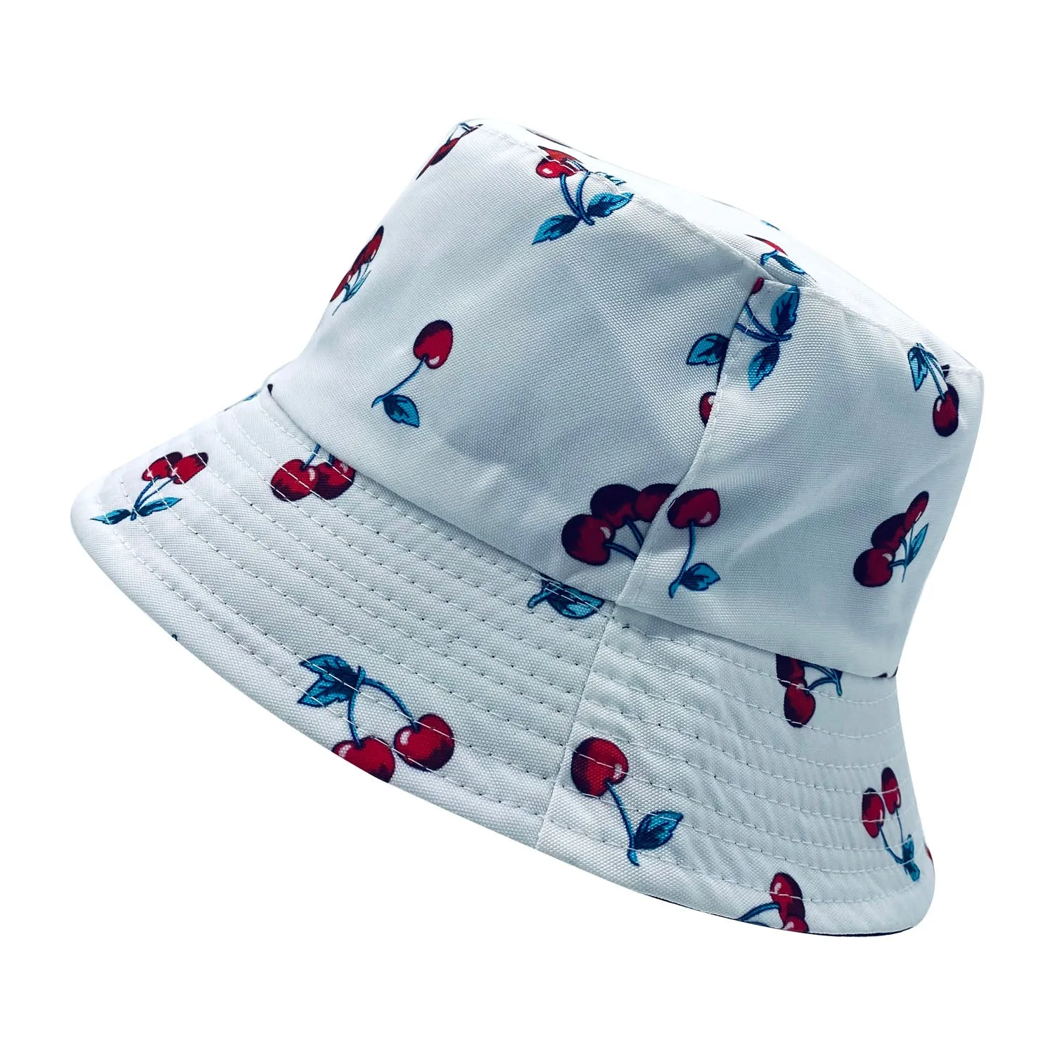 Empire Cove Fruit Designs Bucket Hat Reversible Fisherman Cap Women Men Summer