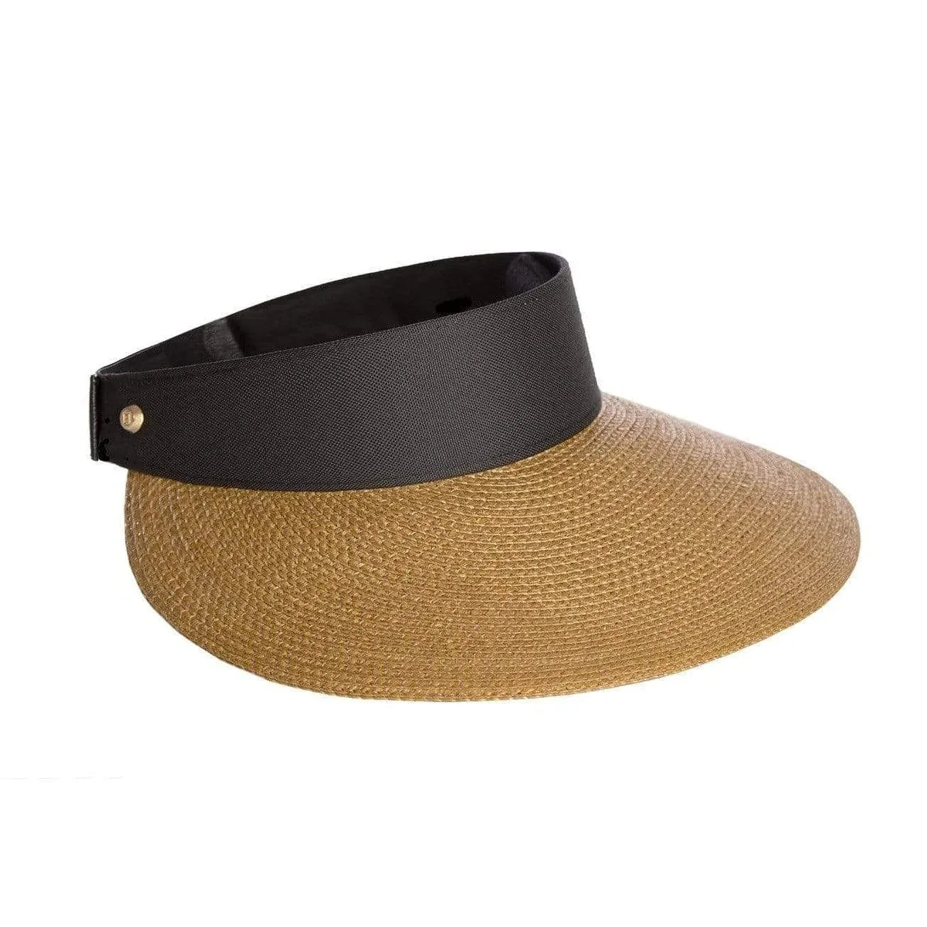 Eric Javits Champ II 12164 Visor Sun Hat in NATURAL/BLACK