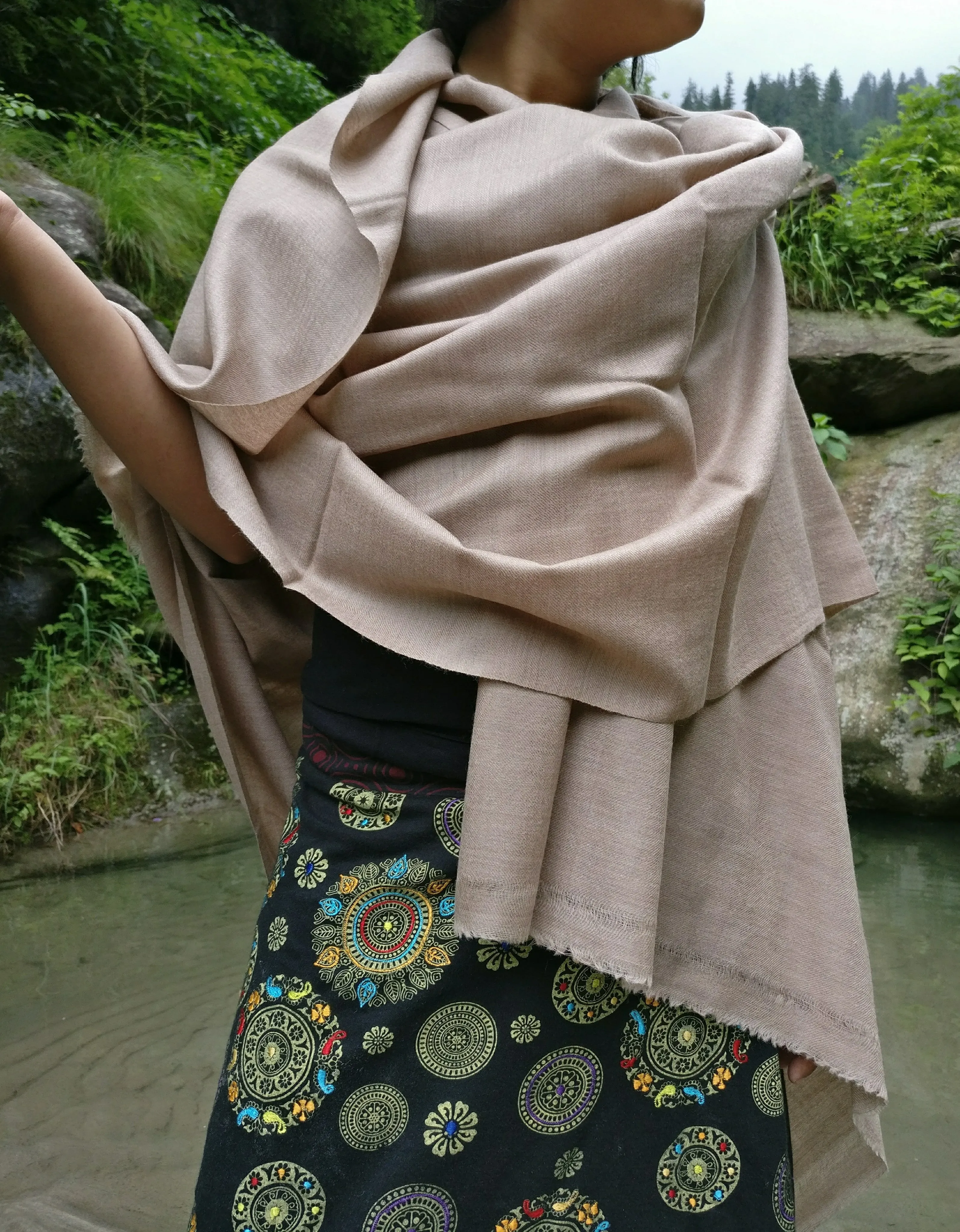 Exquisite Natural Pashmina Scarf