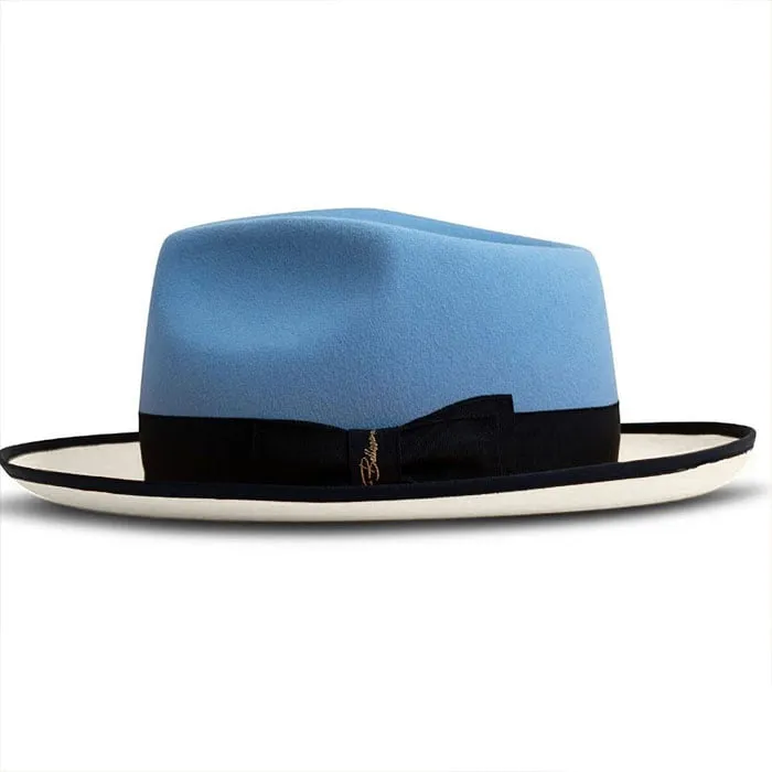 Felt Two Tone Fedora Hat