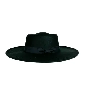 FH-8111 Felt Brim Hat- Black