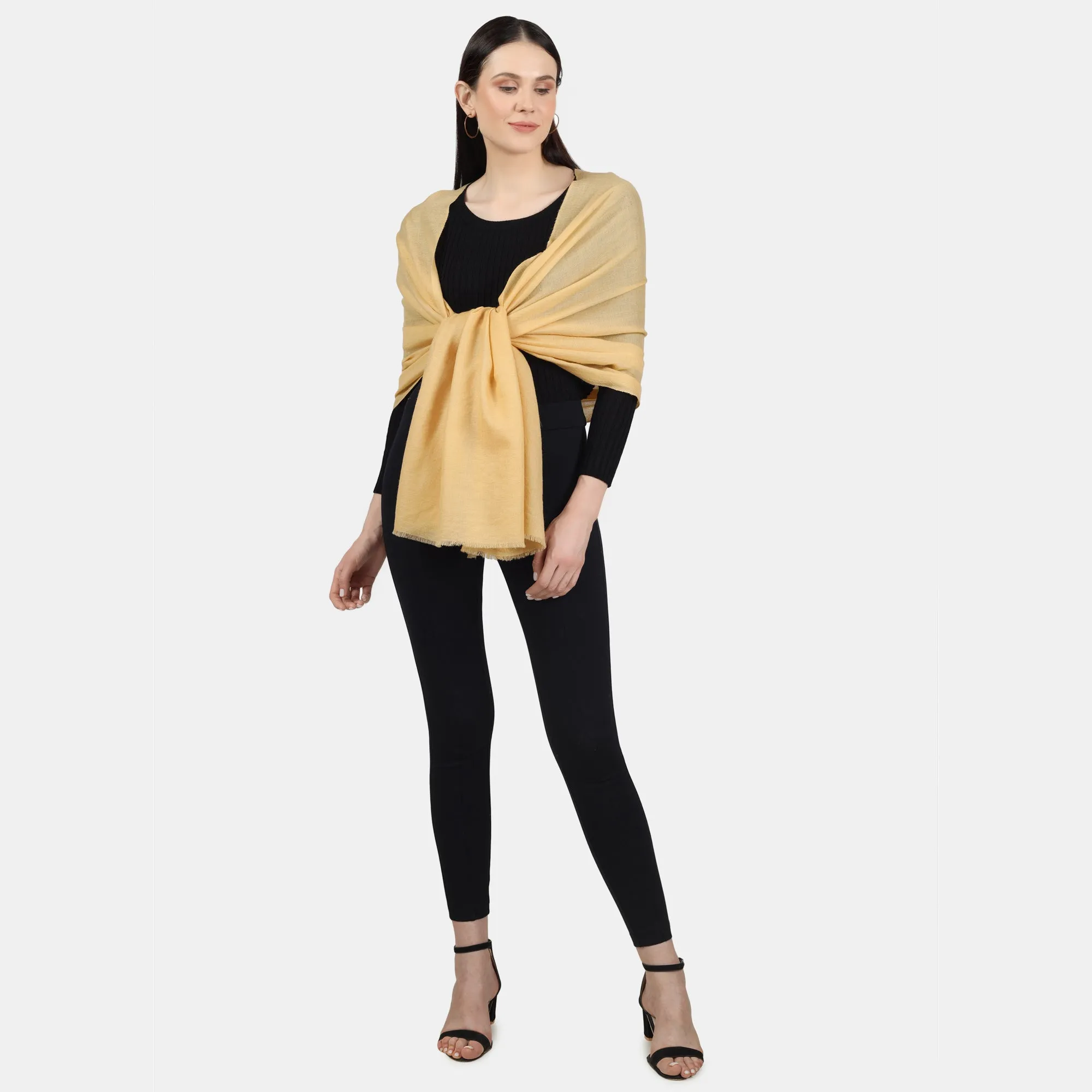 Golden Cashmere Scarf