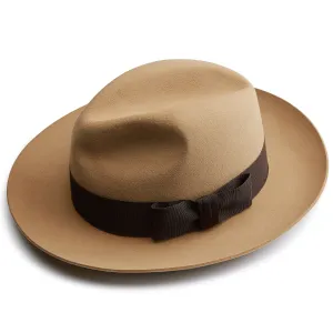 Harper Camel Felt Fedora Hat