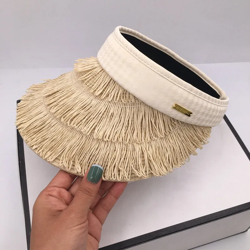 HAWAII Straw Visor Hat