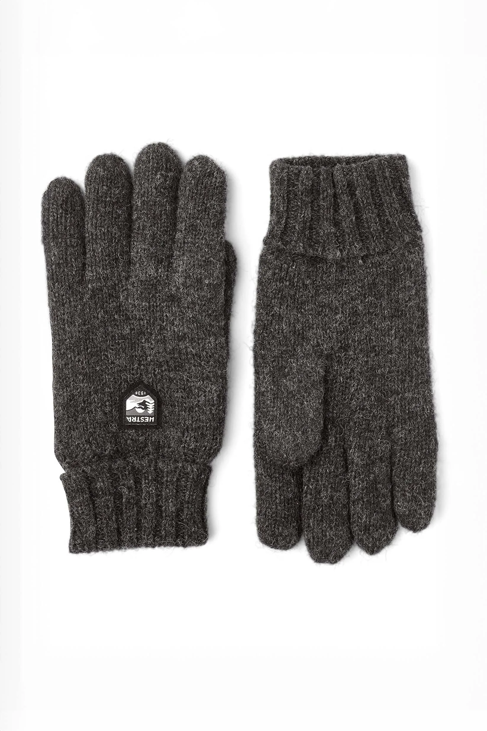 Hestra Basic Wool Gloves - Charcoal