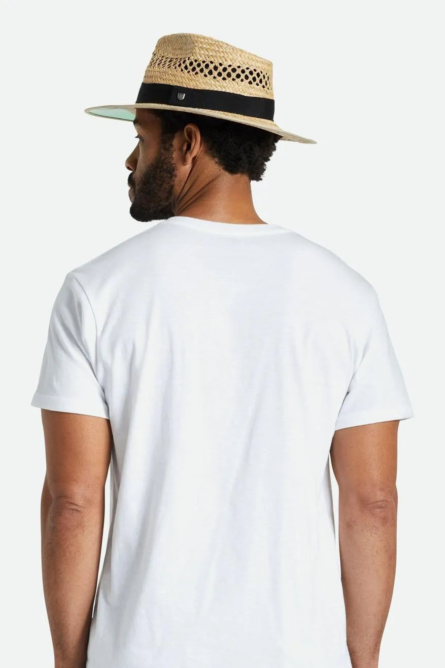 Hunter Straw Fedora - Tan