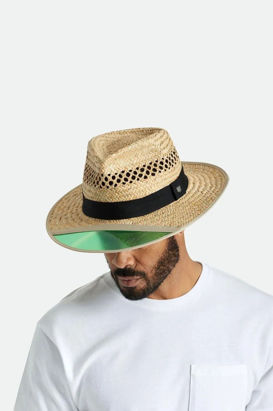 Hunter Straw Fedora - Tan