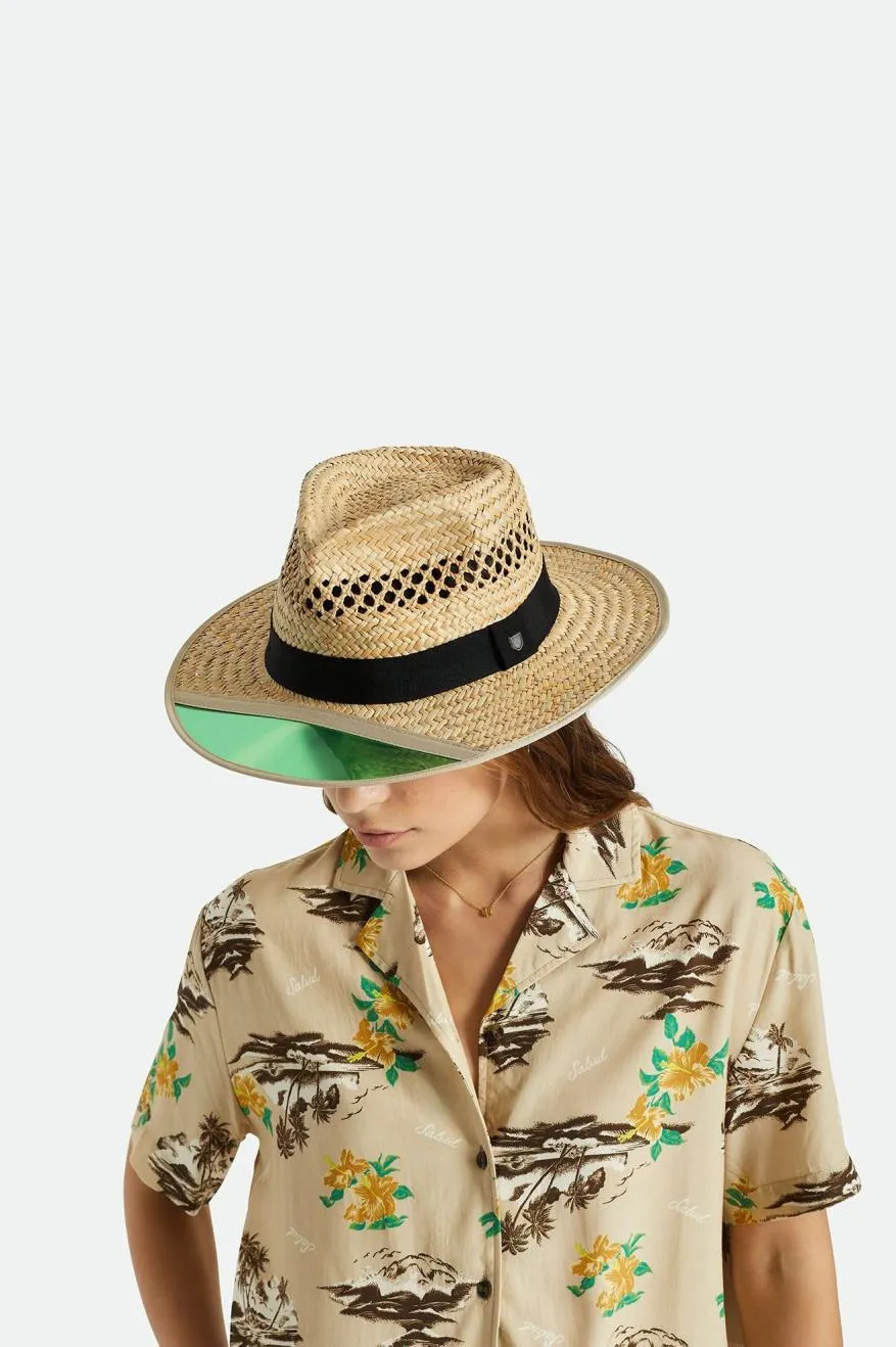 Hunter Straw Fedora - Tan