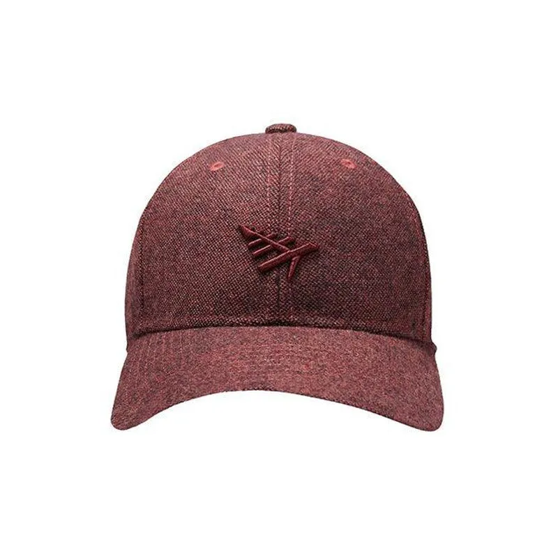 Icon II Tweed Dad Cap, CABERNET