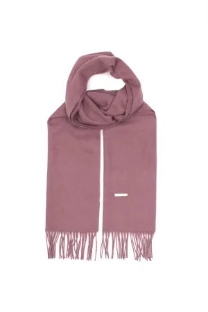 Lilac Cashmere and Wool Horizon Scarf