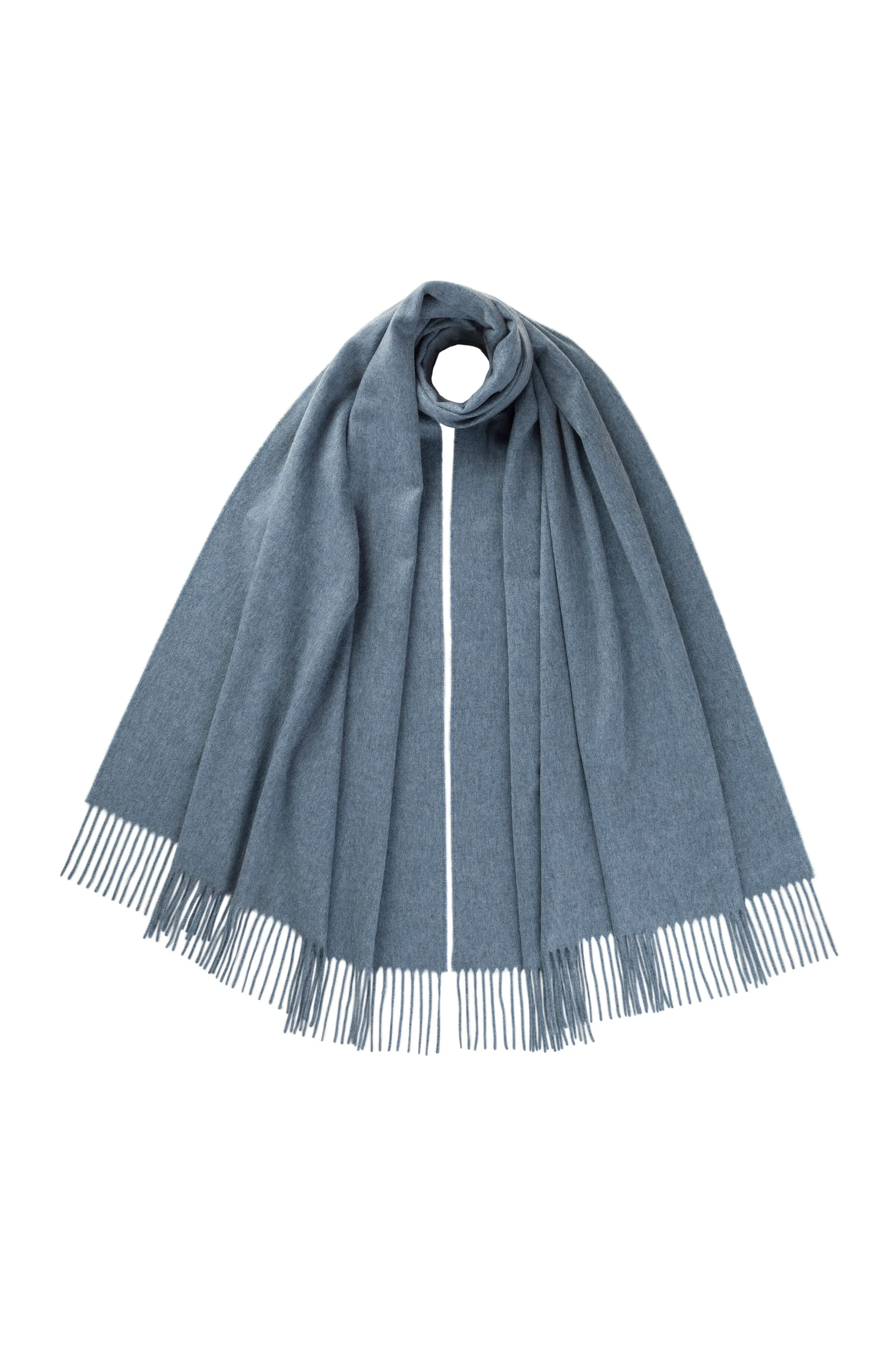 Loch Blue Cashmere Stole