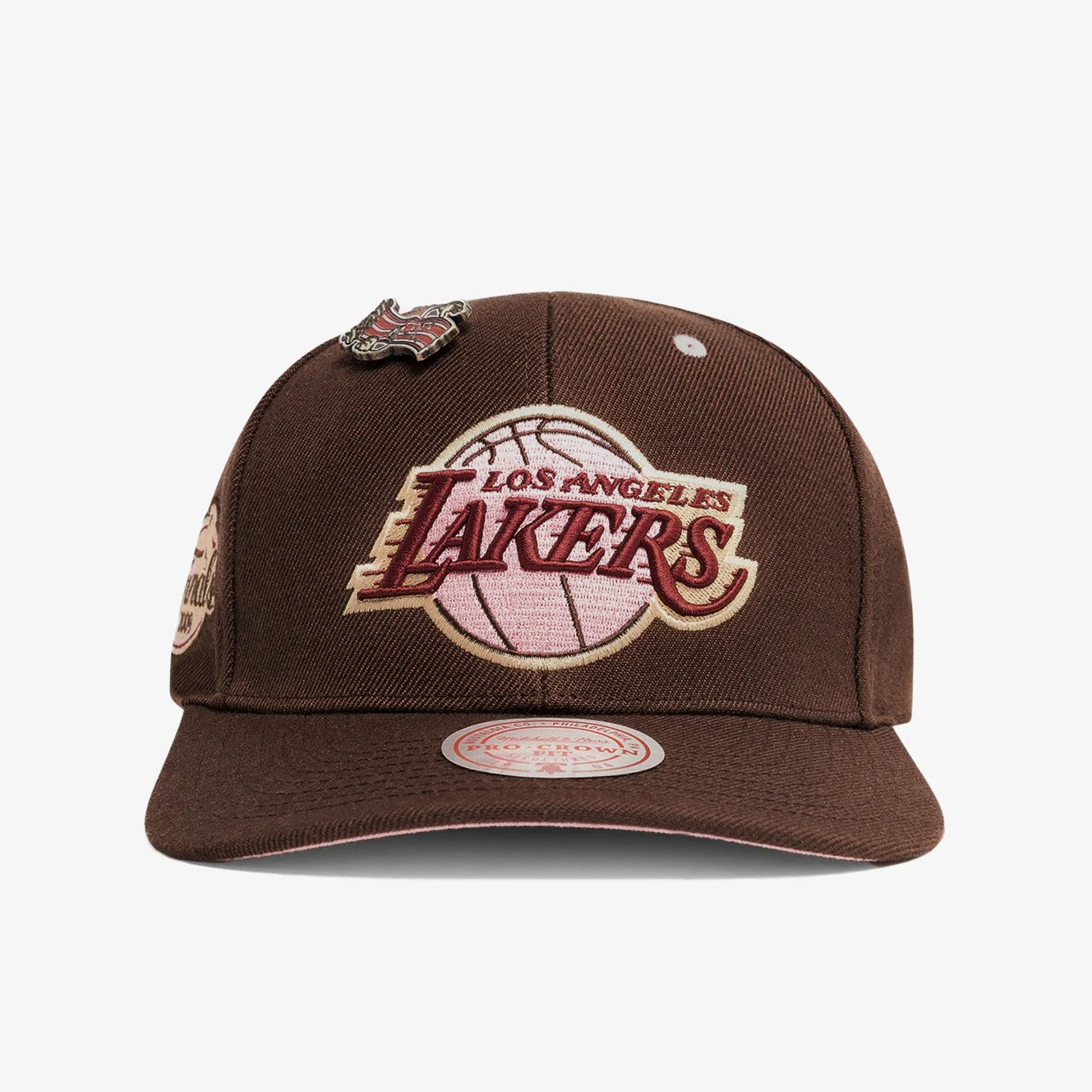 Los Angeles Lakers Sugar Bacon Pro Crown Snapback - Brown