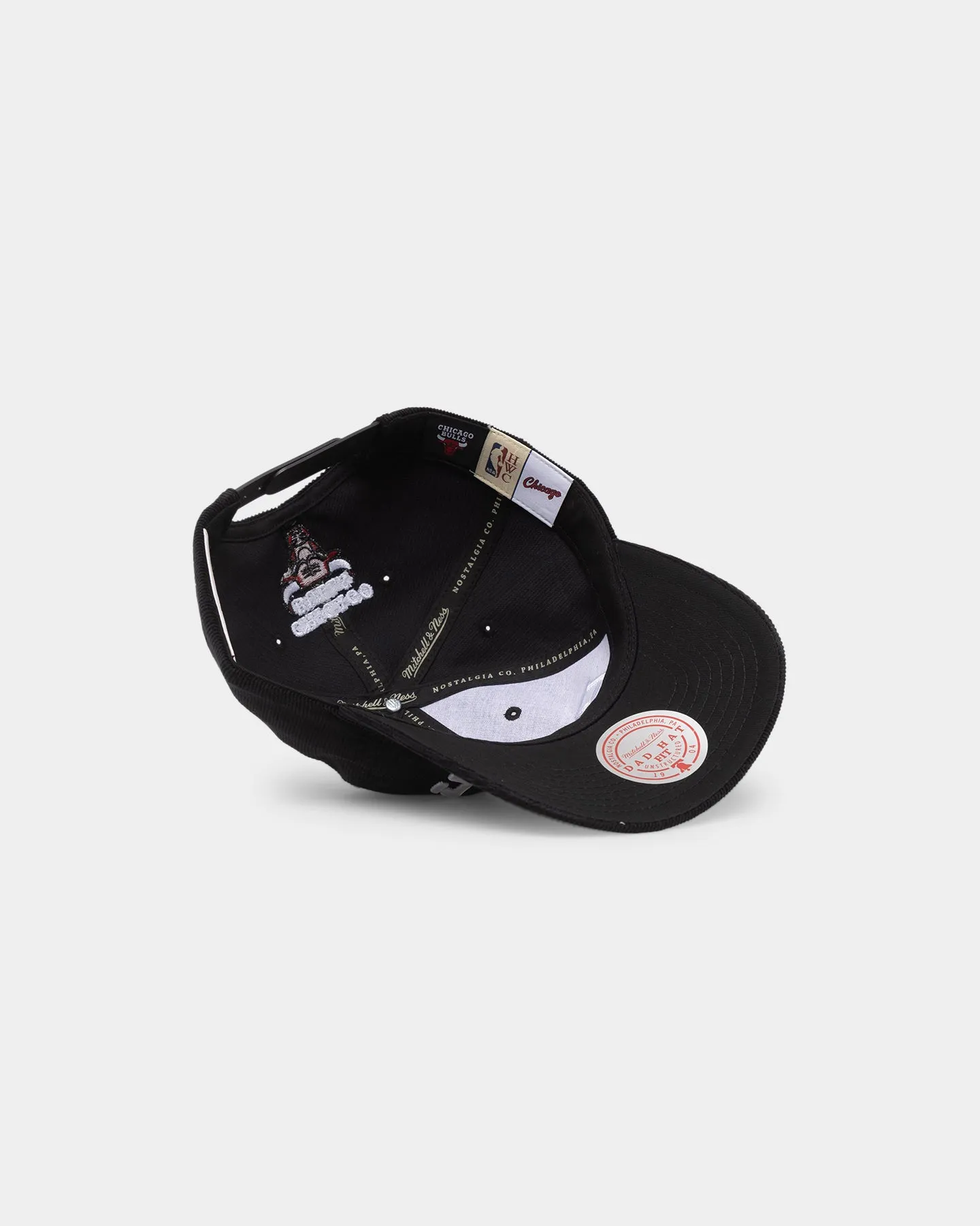 Mitchell & Ness Chicago Bulls 'Cord Arch' Dad Snapback Black