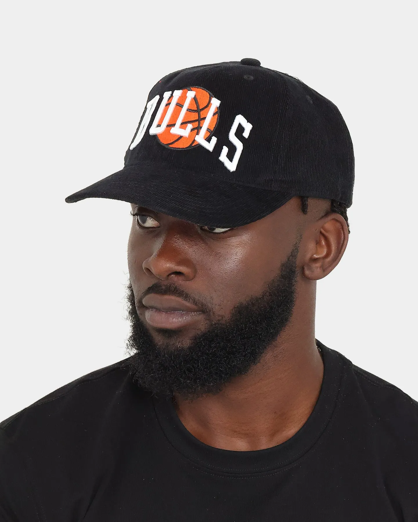 Mitchell & Ness Chicago Bulls 'Cord Arch' Dad Snapback Black