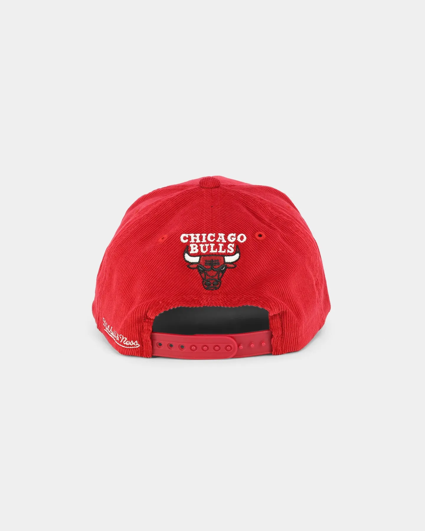 Mitchell & Ness Chicago Bulls 'Cord Arch' Dad Snapback Scarlet