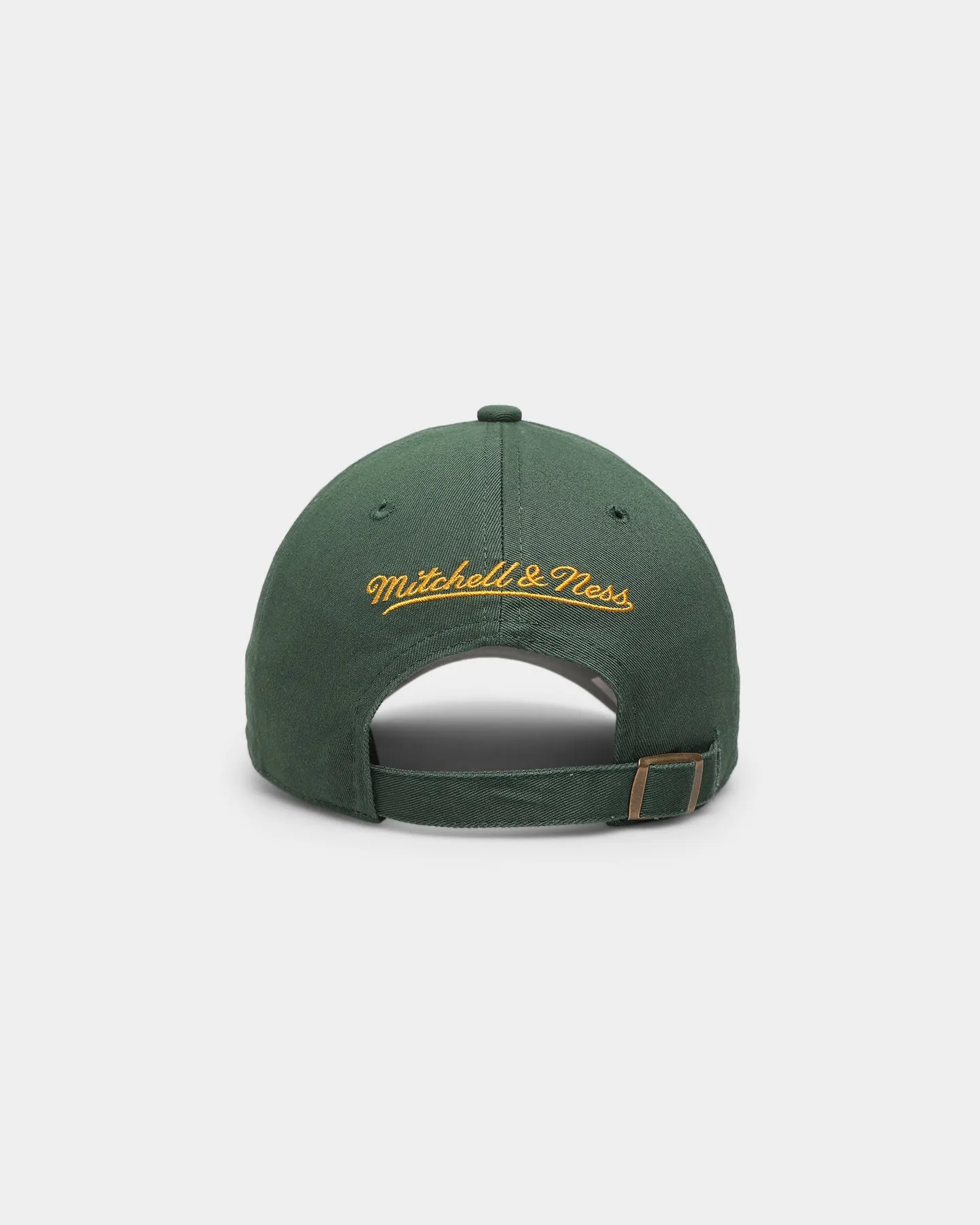 Mitchell & Ness Seattle Sonics '1996 Champions' Dad Hat Strapback Faded Green