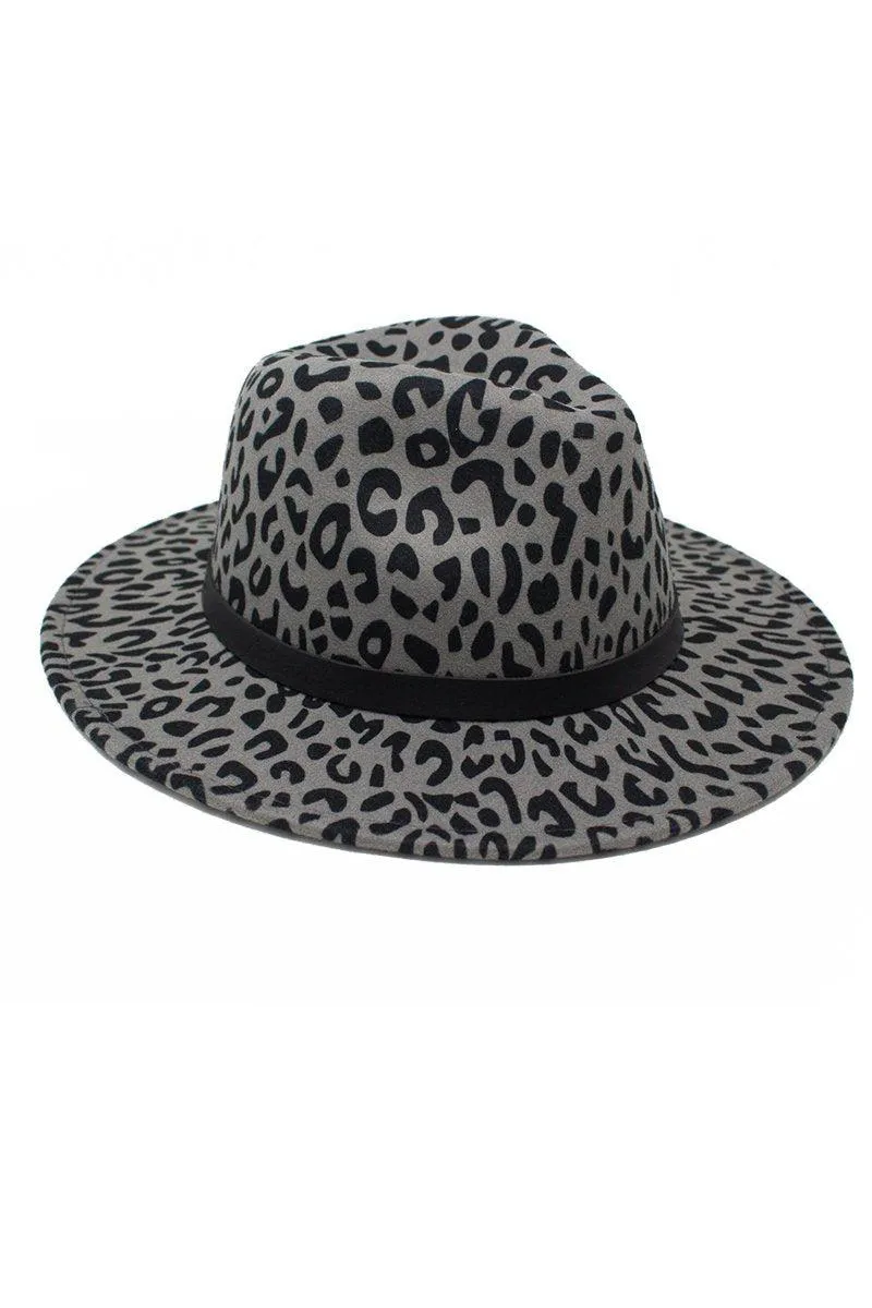 Mom & Me - Cheetah Felt Brim Hats