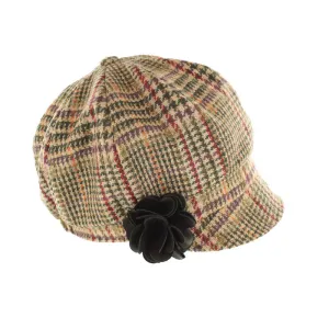 Newsboy Hat - Yellow Multi Striped