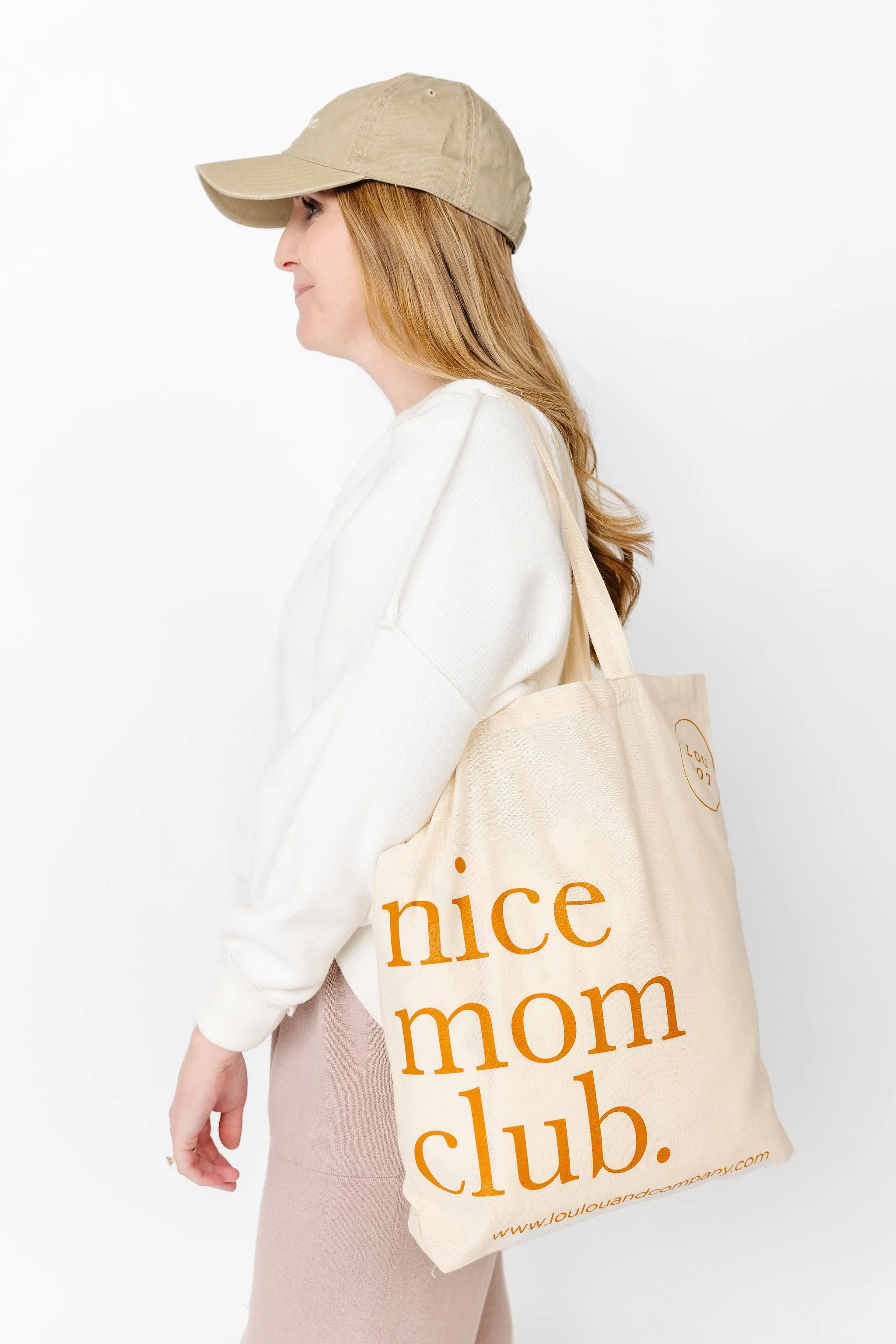 Nice Mom Ball Cap | Khaki